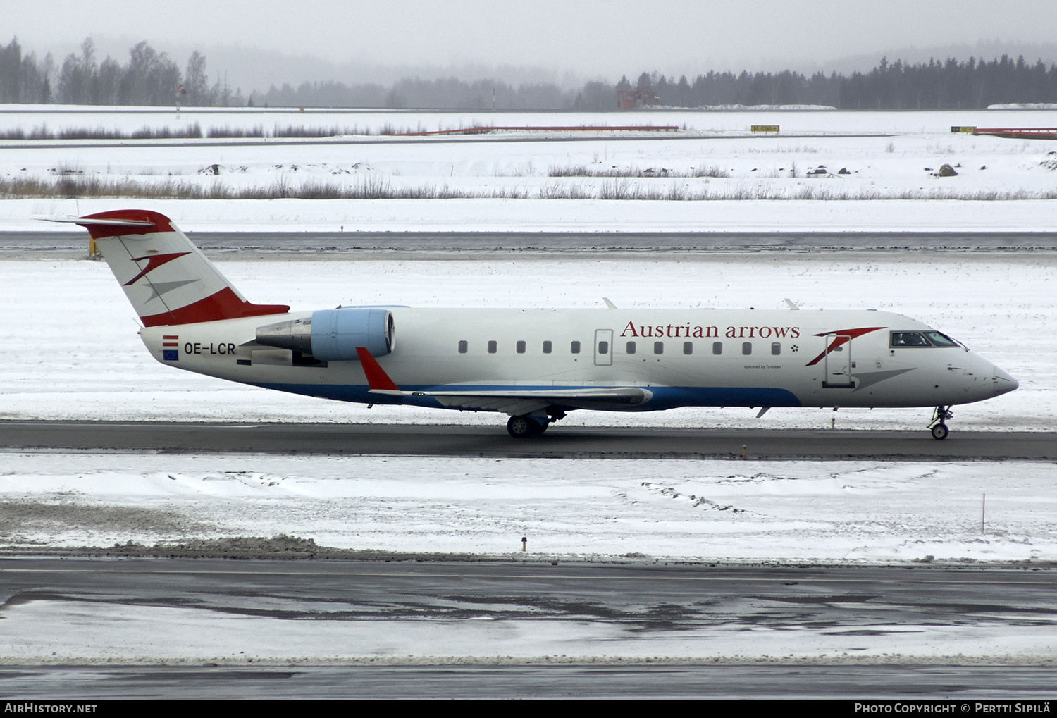 Aircraft Photo of OE-LCR | Bombardier CRJ-200ER (CL-600-2B19) | Austrian Arrows | AirHistory.net #185945