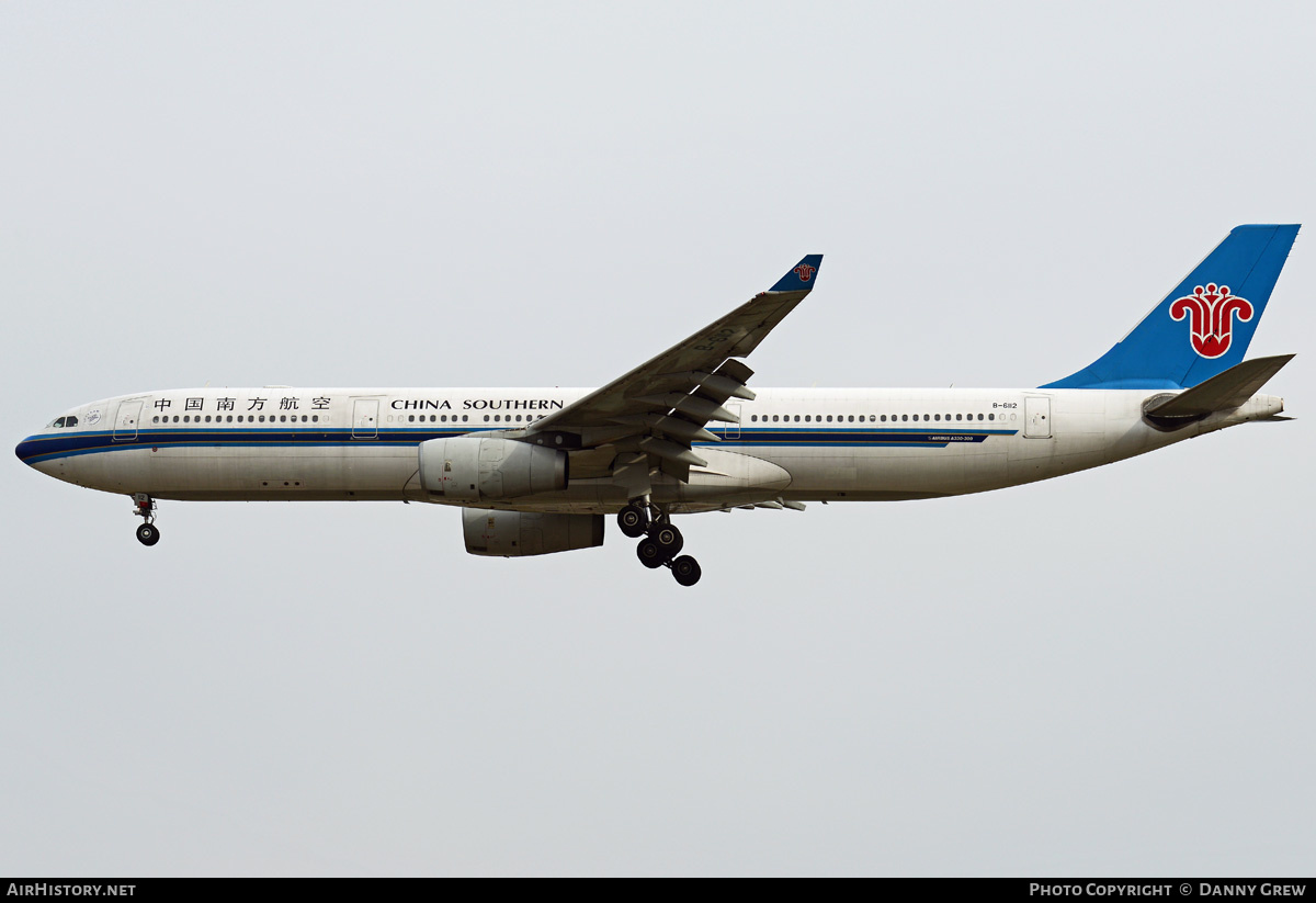 Aircraft Photo of B-6112 | Airbus A330-343E | China Southern Airlines | AirHistory.net #185989