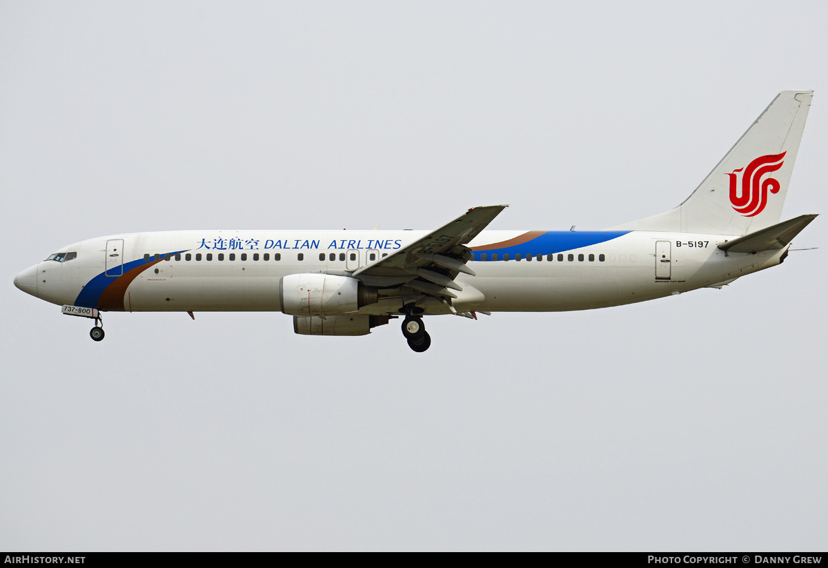 Aircraft Photo of B-5197 | Boeing 737-86N | Dalian Airlines | AirHistory.net #185990