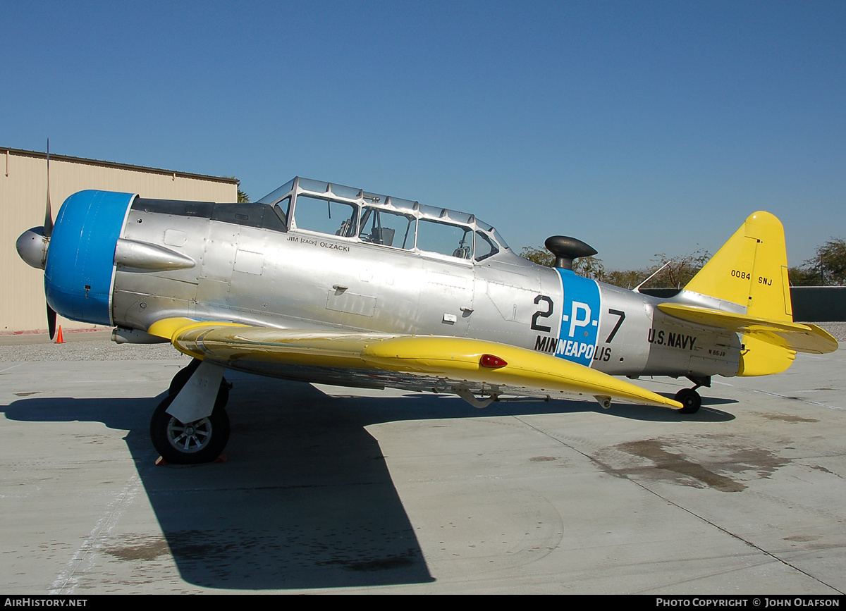 Aircraft Photo of N85JR / 0084 | North American T-6G Texan | USA - Navy | AirHistory.net #186008