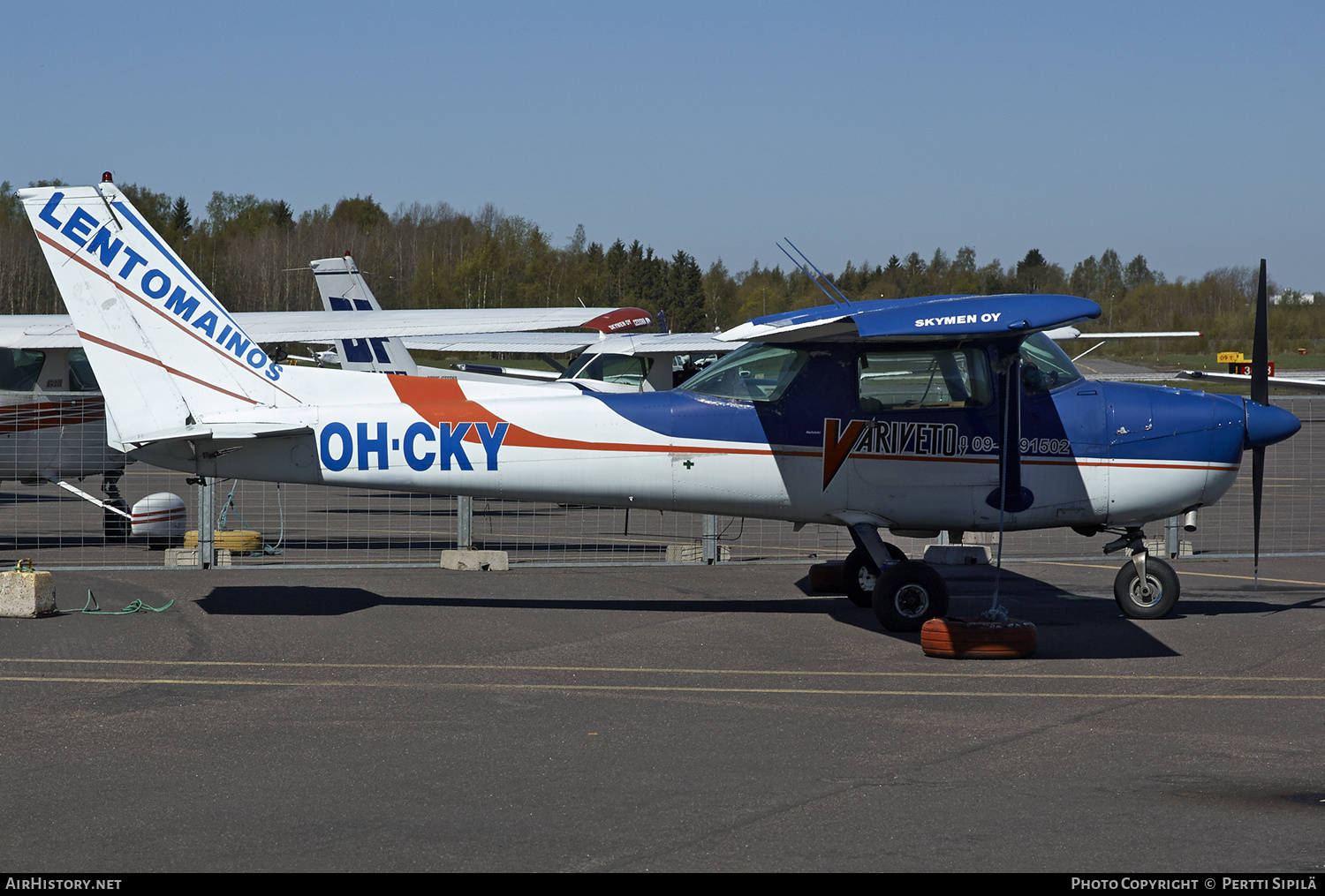 Aircraft Photo of OH-CKY | Cessna 150M Super | Skymen | AirHistory.net #186065