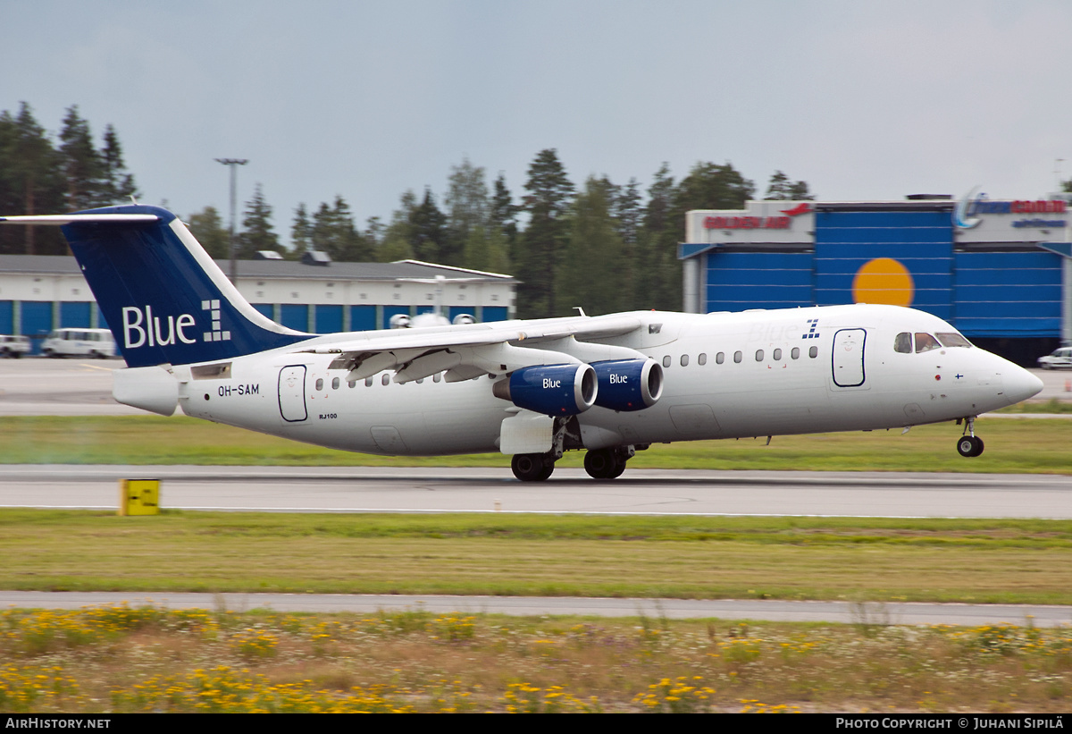 Aircraft Photo of OH-SAM | BAE Systems Avro 146-RJ100 | Blue1 | AirHistory.net #186113