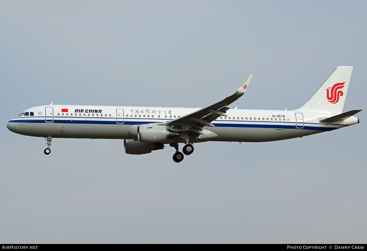 Aircraft Photo of B-1876 | Airbus A321-211 | Air China | AirHistory.net #186115