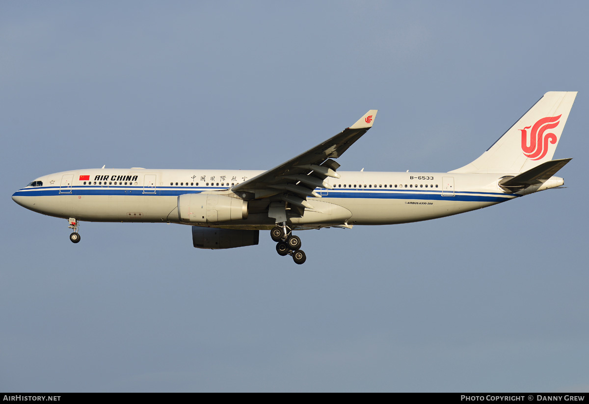 Aircraft Photo of B-6533 | Airbus A330-243 | Air China | AirHistory.net #186121