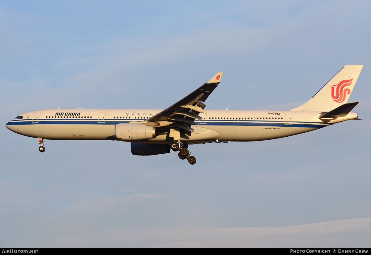 Aircraft Photo of B-6512 | Airbus A330-343E | Air China | AirHistory.net #186180