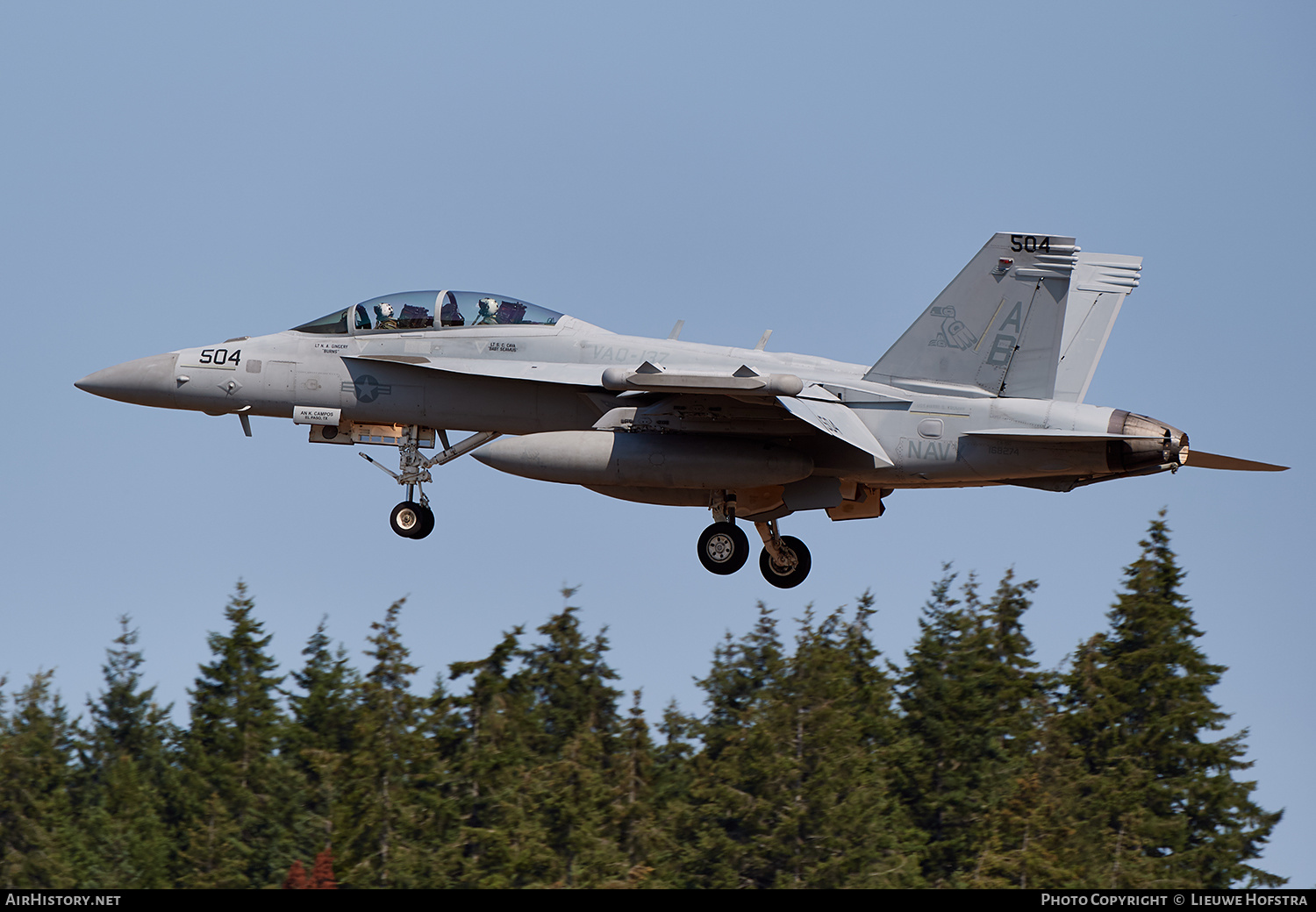 Aircraft Photo of 168274 | Boeing EA-18G Growler | USA - Navy | AirHistory.net #186188