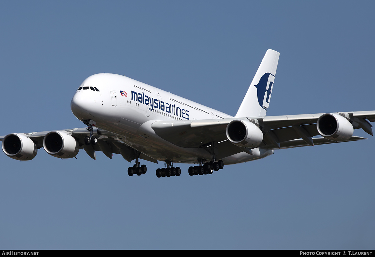 Aircraft Photo of F-WWAJ | Airbus A380-841 | Malaysia Airlines | AirHistory.net #186231