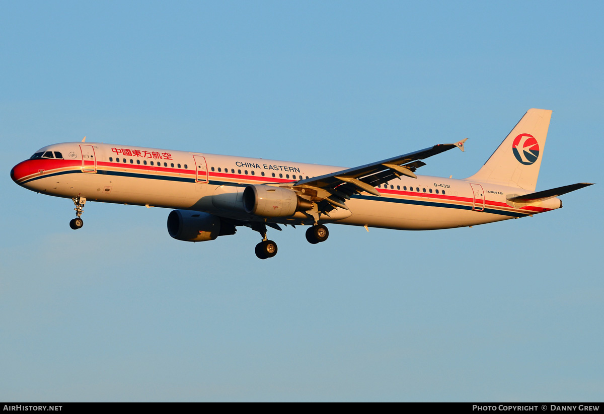 Aircraft Photo of B-6331 | Airbus A321-211 | China Eastern Airlines | AirHistory.net #186258