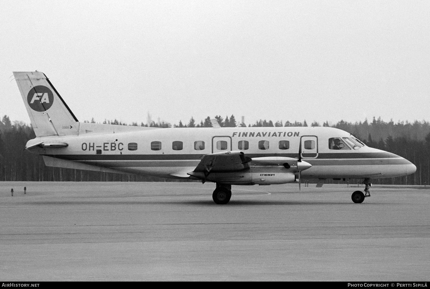 Aircraft Photo of OH-EBC | Embraer EMB-110P1 Bandeirante | Finnaviation | AirHistory.net #186330