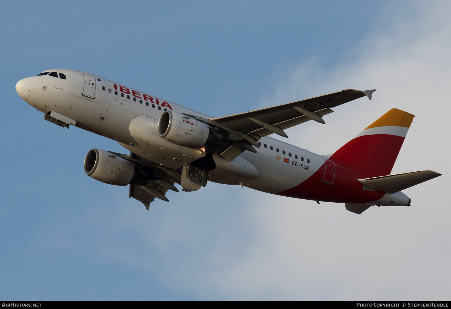 Aircraft Photo of EC-KUB | Airbus A319-111 | Iberia | AirHistory.net #186356