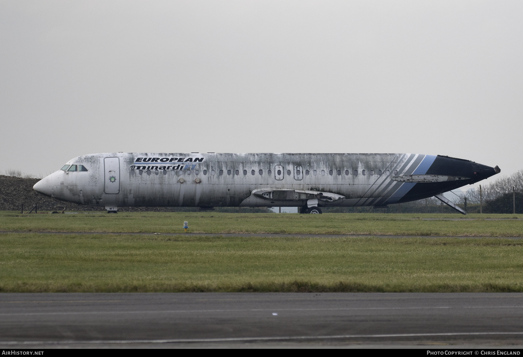 Aircraft Photo of G-AVMT | BAC 111-510ED One-Eleven | European Airlines | AirHistory.net #186382