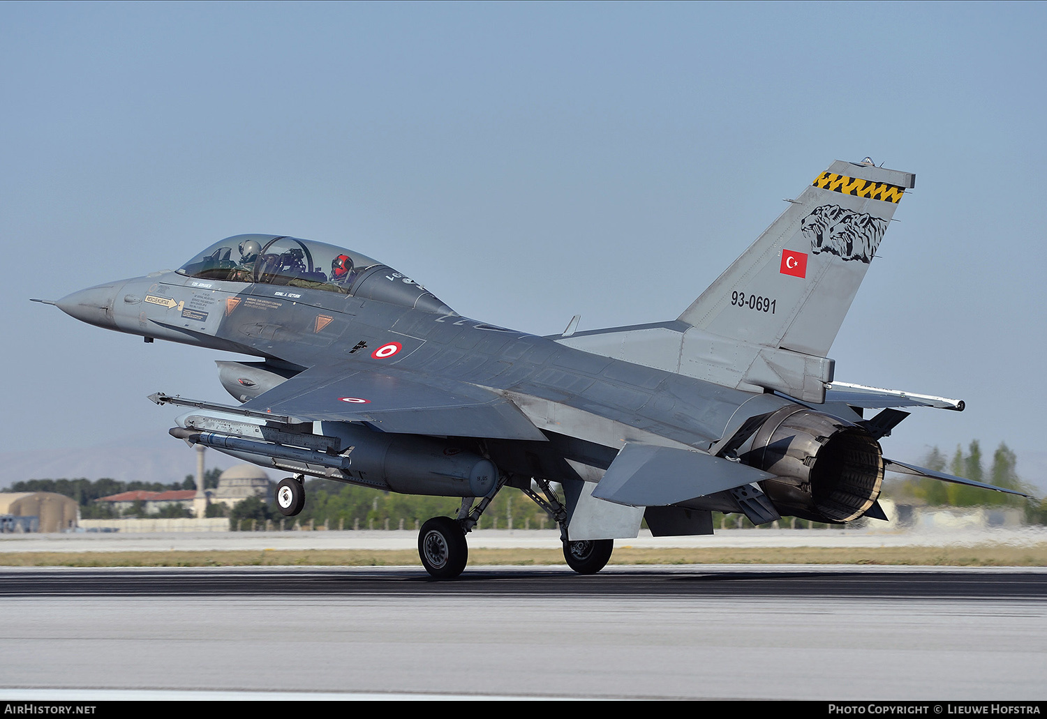 Aircraft Photo of 93-0691 | General Dynamics F-16D Fighting Falcon | Turkey - Air Force | AirHistory.net #186434