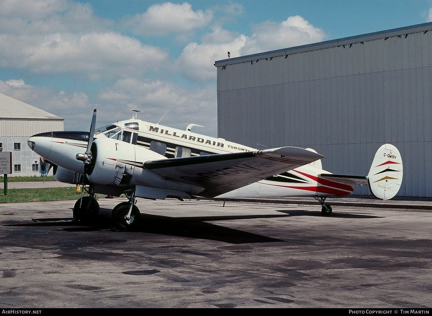 Aircraft Photo of C-GWSV | Beech E18S | Millardair | AirHistory.net #186467