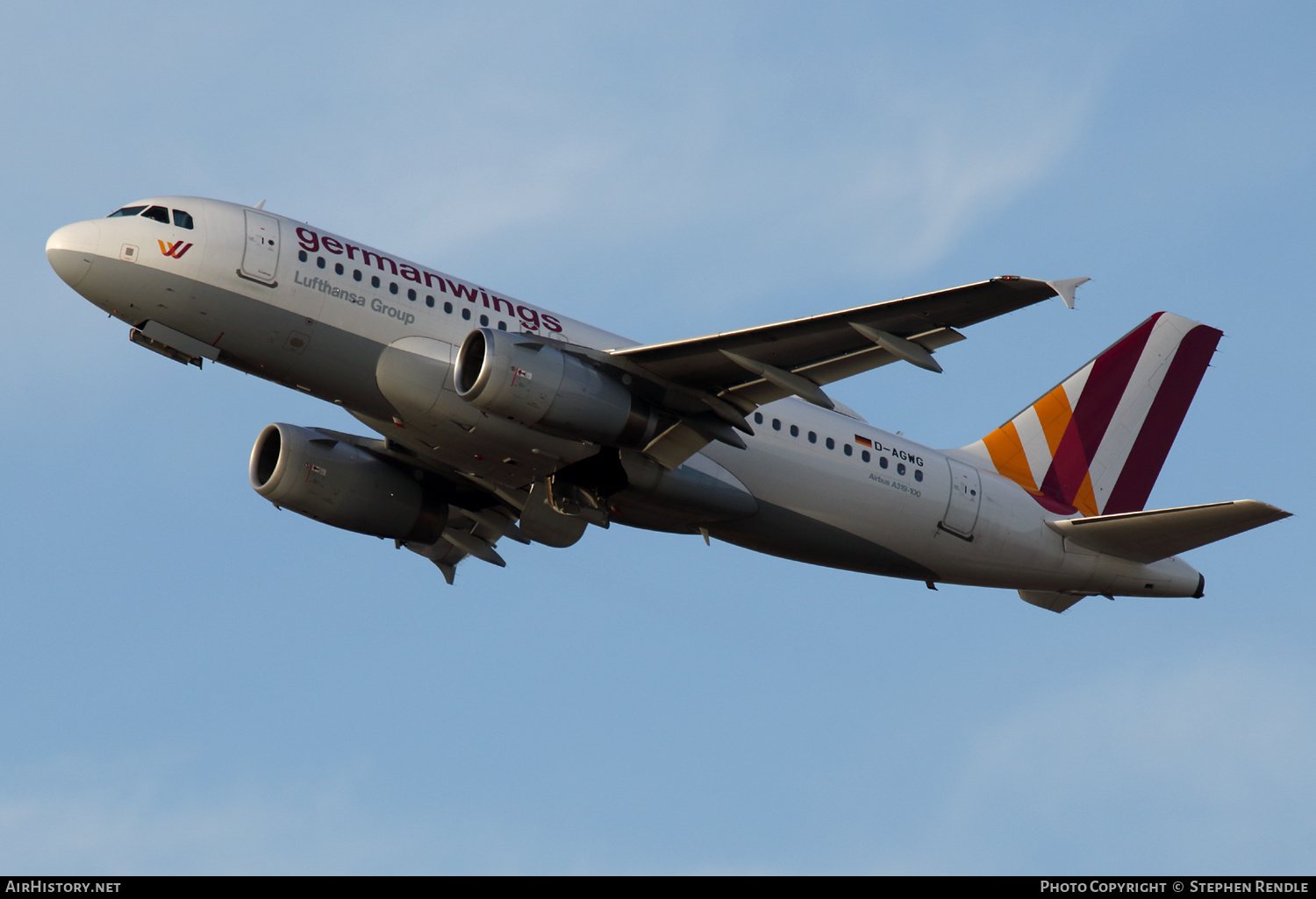 Aircraft Photo of D-AGWG | Airbus A319-132 | Germanwings | AirHistory.net #186479