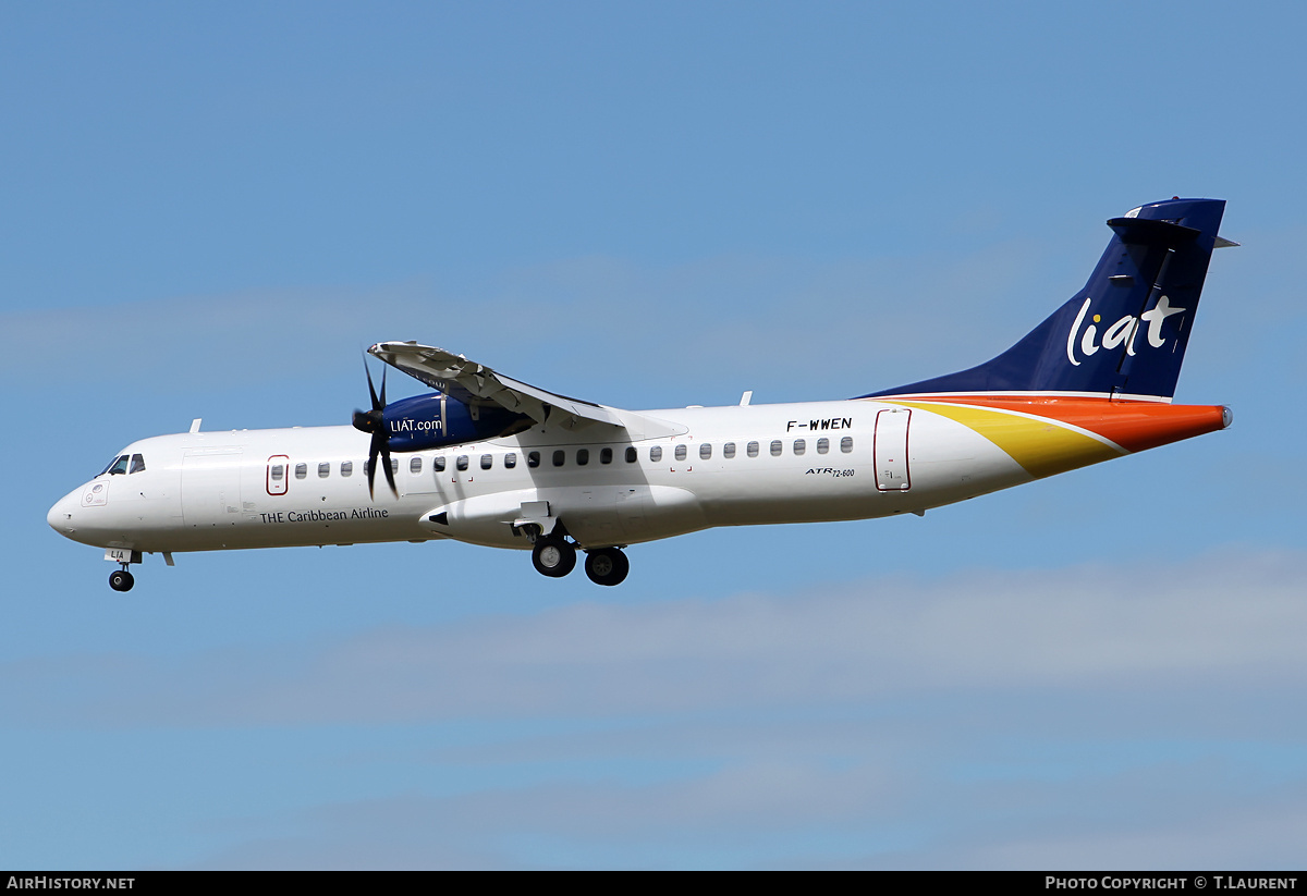 Aircraft Photo of F-WWEN | ATR ATR-72-600 (ATR-72-212A) | LIAT - Leeward Islands Air Transport | AirHistory.net #186516