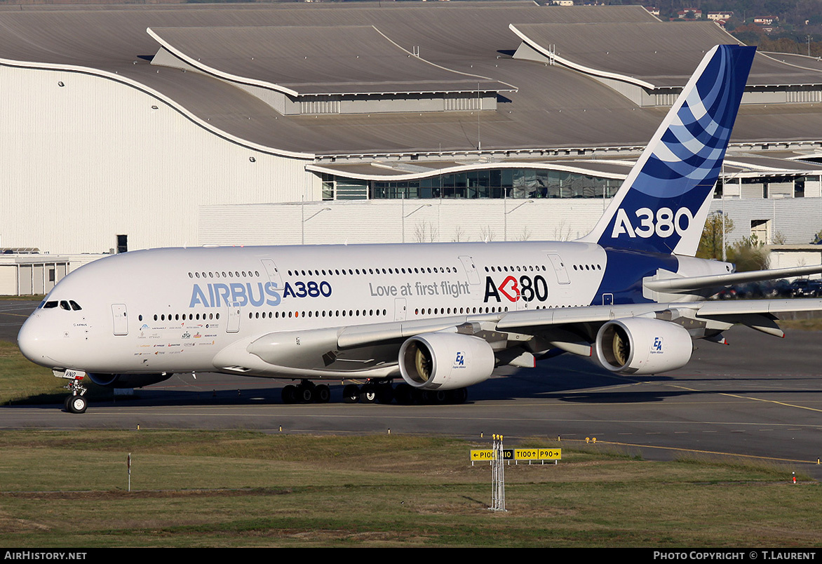 Aircraft Photo of F-WWDD | Airbus A380-861 | Airbus | AirHistory.net #186518