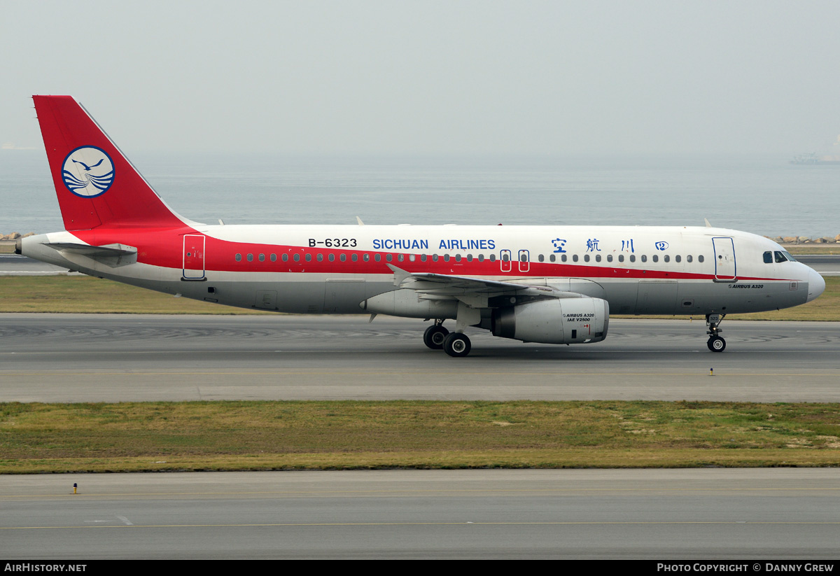 Aircraft Photo of B-6323 | Airbus A320-232 | Sichuan Airlines | AirHistory.net #186532