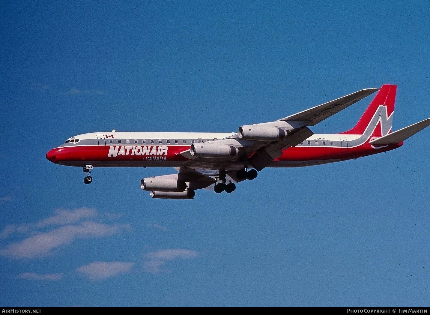 Aircraft Photo of C-GMXR | McDonnell Douglas DC-8-62 | Nationair | AirHistory.net #186538