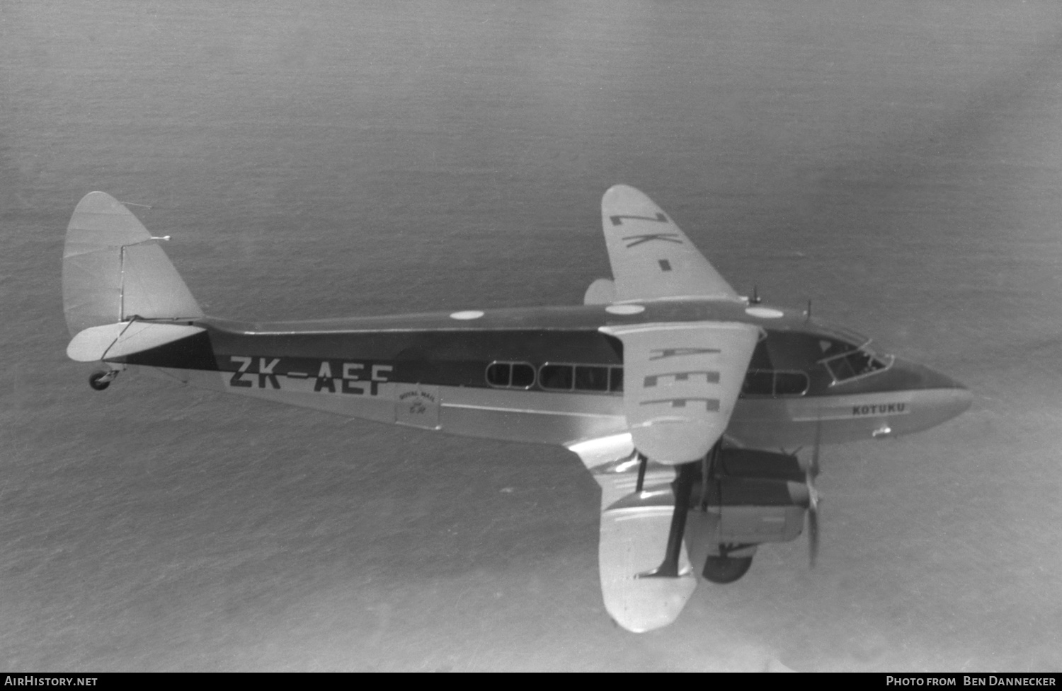 Aircraft Photo of ZK-AEF | De Havilland D.H. 86 Express | Union Airways | AirHistory.net #186557