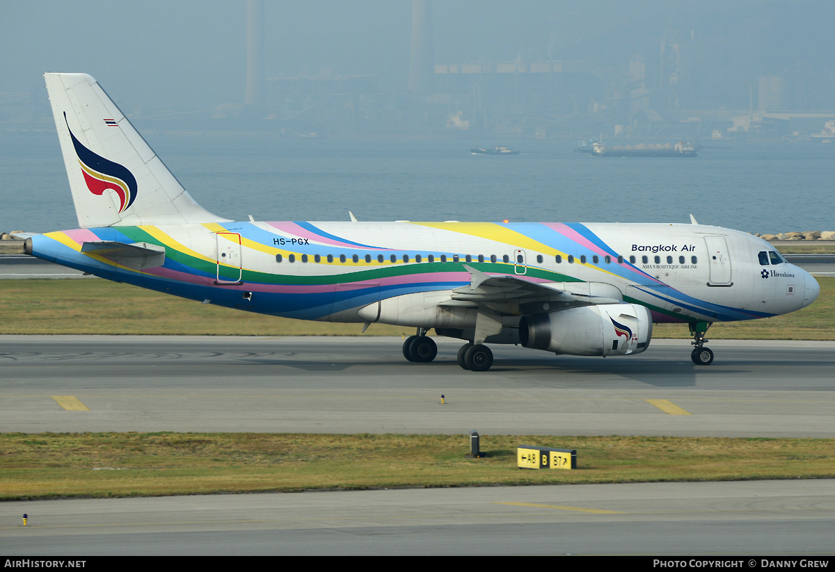 Aircraft Photo of HS-PGX | Airbus A319-132 | Bangkok Airways | AirHistory.net #186561