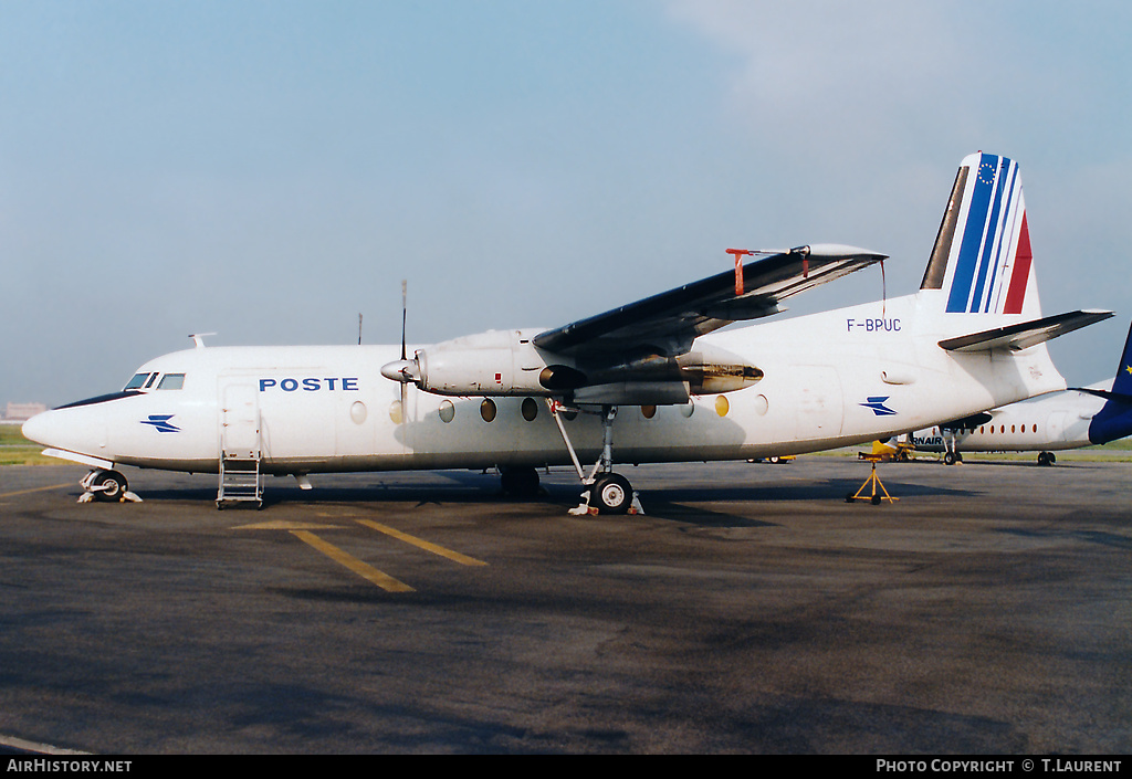 Aircraft Photo of F-BPUC | Fokker F27-500 Friendship | La Poste | AirHistory.net #186569