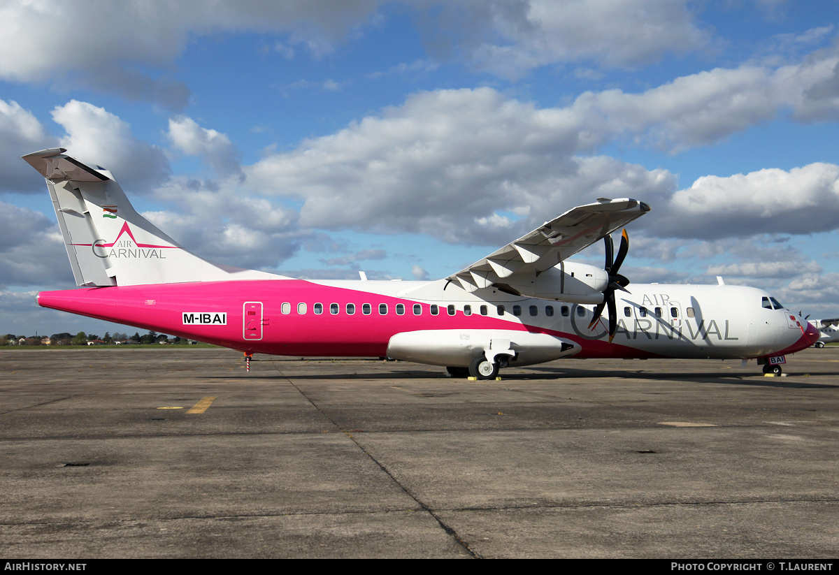 Aircraft Photo of M-IBAI | ATR ATR-72-500 (ATR-72-212A) | Air Carnival | AirHistory.net #186570