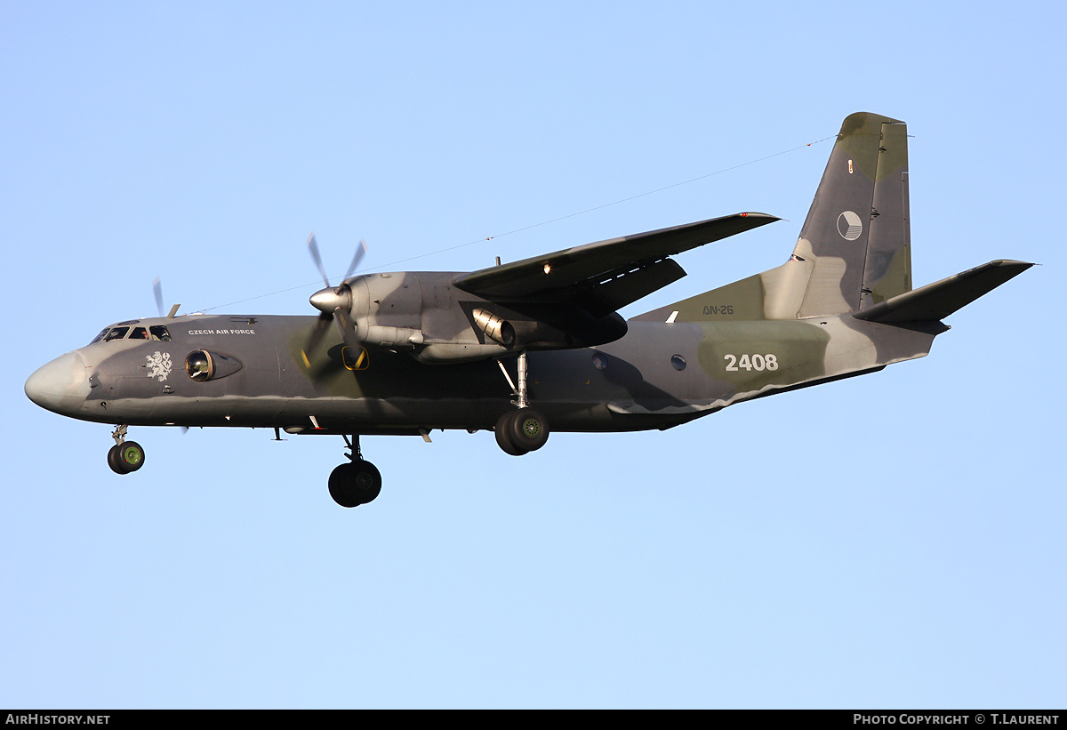 Aircraft Photo of 2408 | Antonov An-26 | Czechia - Air Force | AirHistory.net #186571