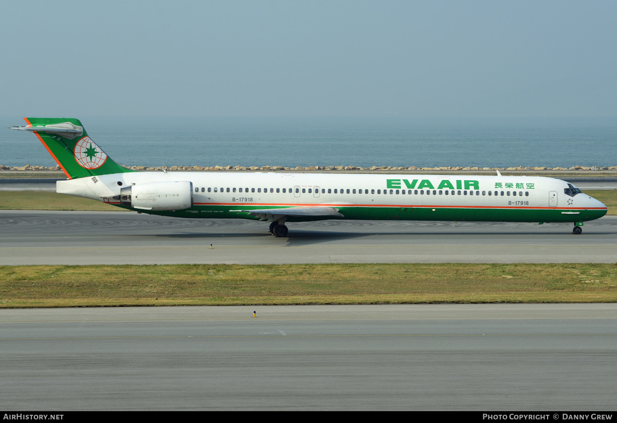 Aircraft Photo of B-17918 | McDonnell Douglas MD-90-30 | EVA Air | AirHistory.net #186576