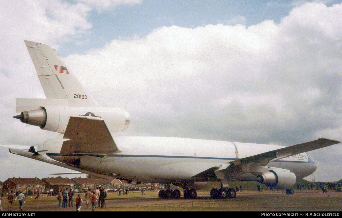 Aircraft Photo of 82-0190 / 20190 | McDonnell Douglas KC-10A Extender (DC-10-30CF) | USA - Air Force | AirHistory.net #186586