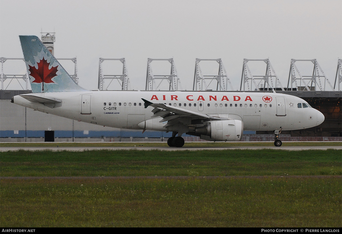 Aircraft Photo of C-GITR | Airbus A319-112 | Air Canada | AirHistory.net #186599