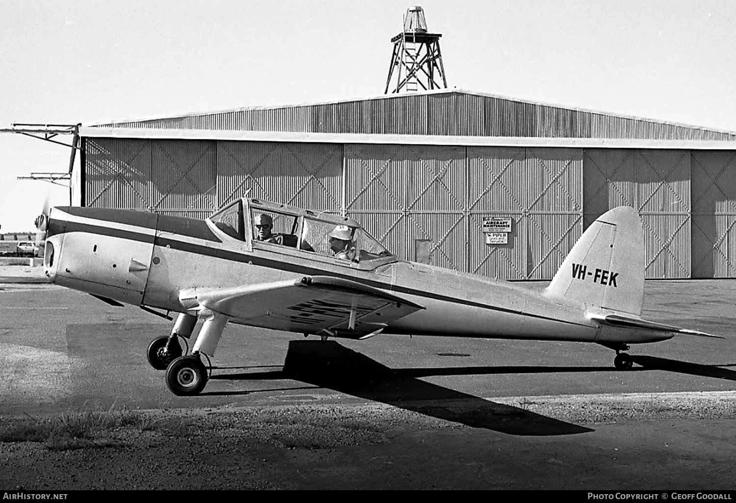 Aircraft Photo of VH-FEK | De Havilland DHC-1 Chipmunk Mk22A | AirHistory.net #186631
