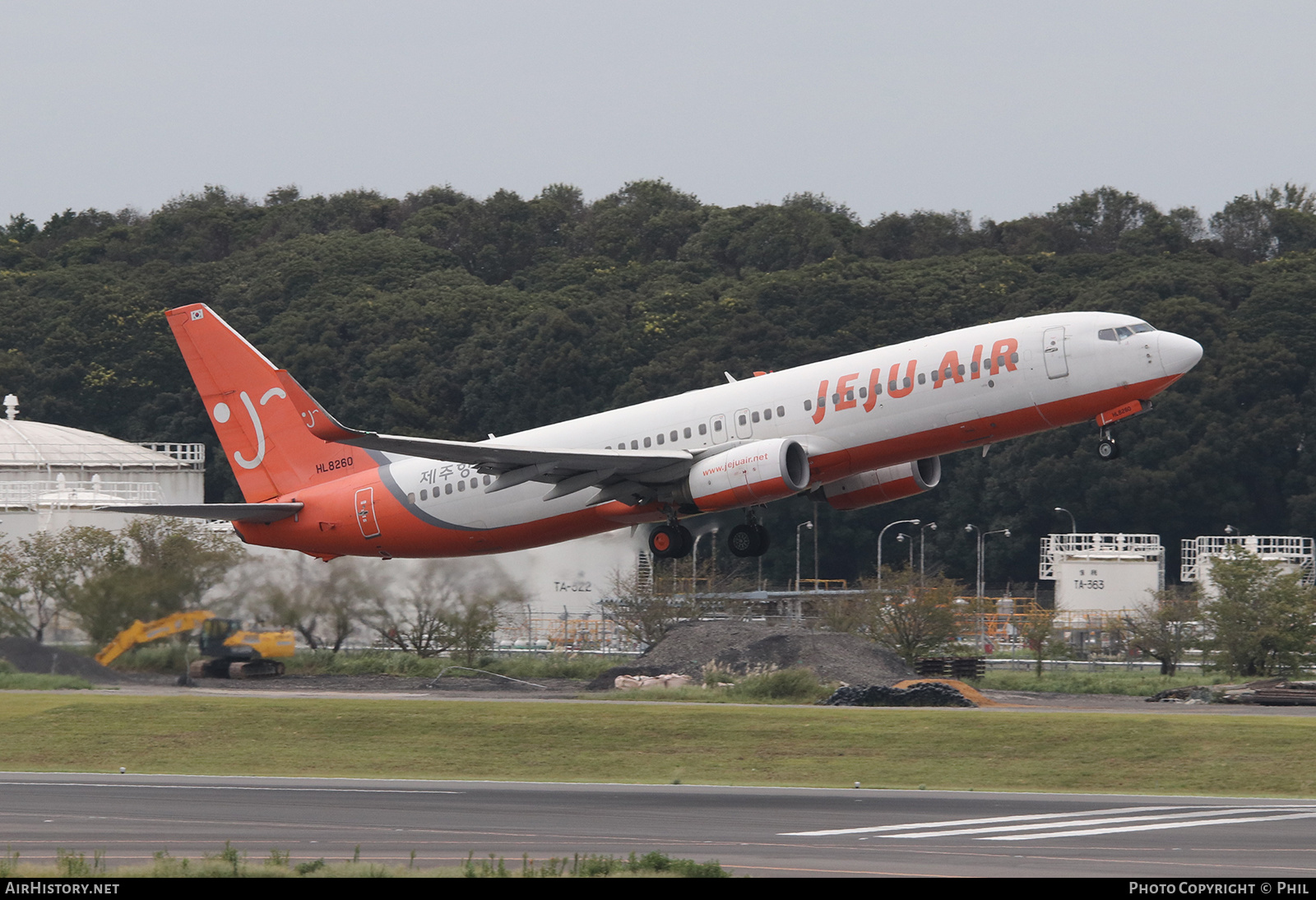 Aircraft Photo of HL8260 | Boeing 737-8BK | Jeju Air | AirHistory.net #186663