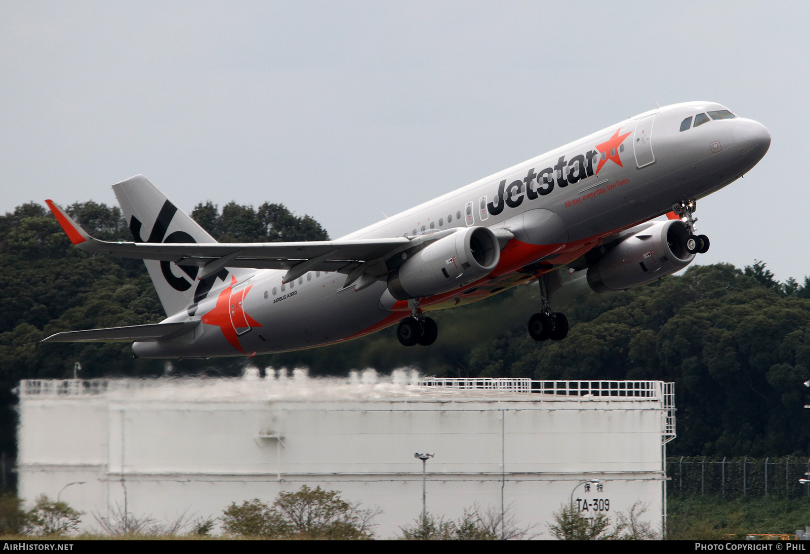 Aircraft Photo of JA18JJ | Airbus A320-232 | Jetstar Airways | AirHistory.net #186687