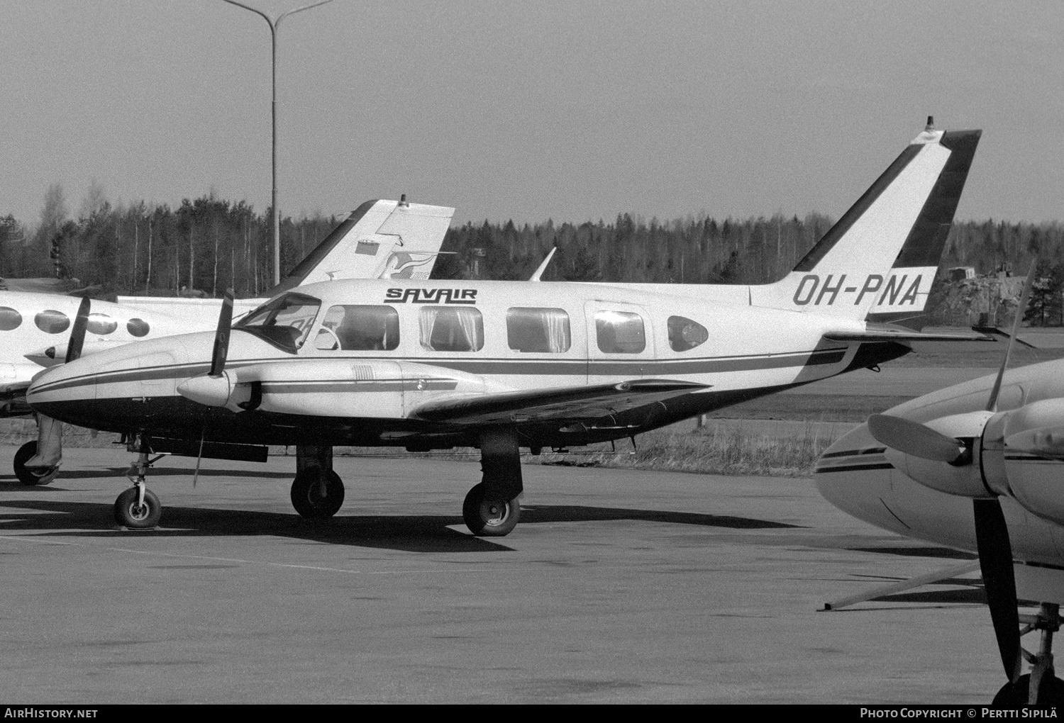 Aircraft Photo of OH-PNA | Piper PA-31-310 Navajo | Savair | AirHistory.net #186729