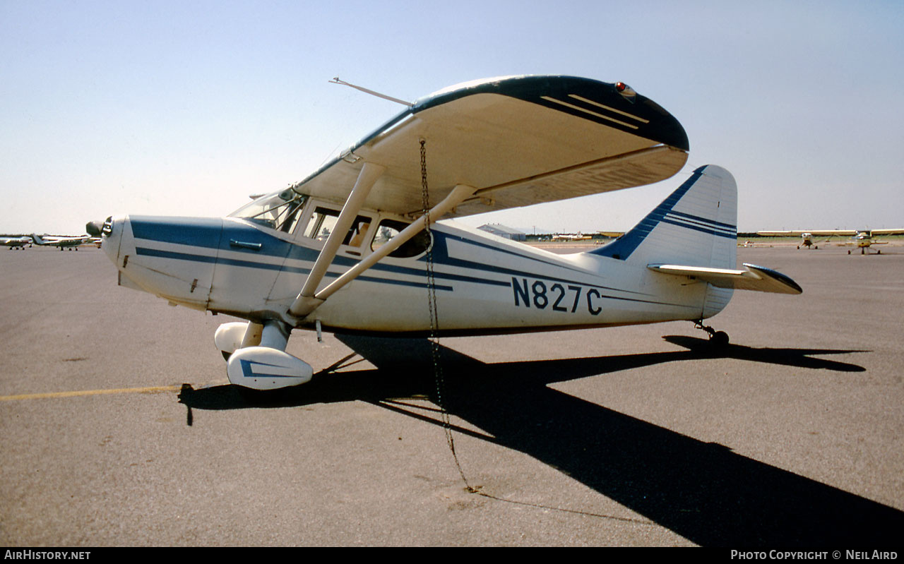 Aircraft Photo of N827C | Stinson 108 | AirHistory.net #186734