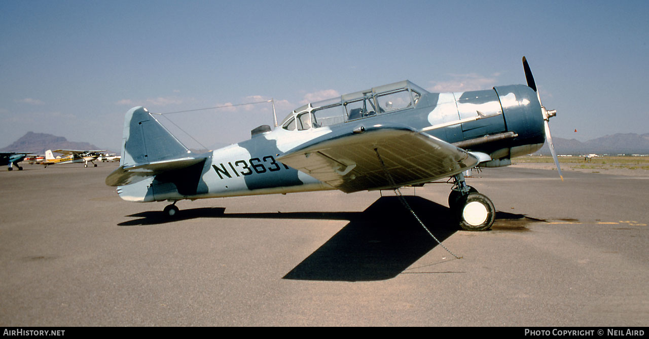 Aircraft Photo of N13631 | North American T-6J Harvard Mk IV | AirHistory.net #186744