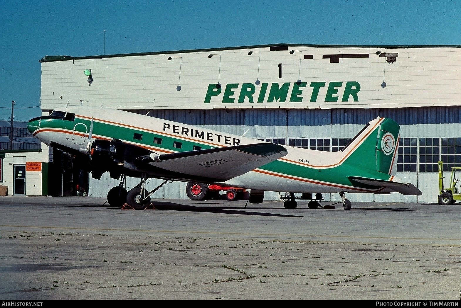 Aircraft Photo of C-FBFV | Douglas DC-3A | Perimeter Airlines | AirHistory.net #186762