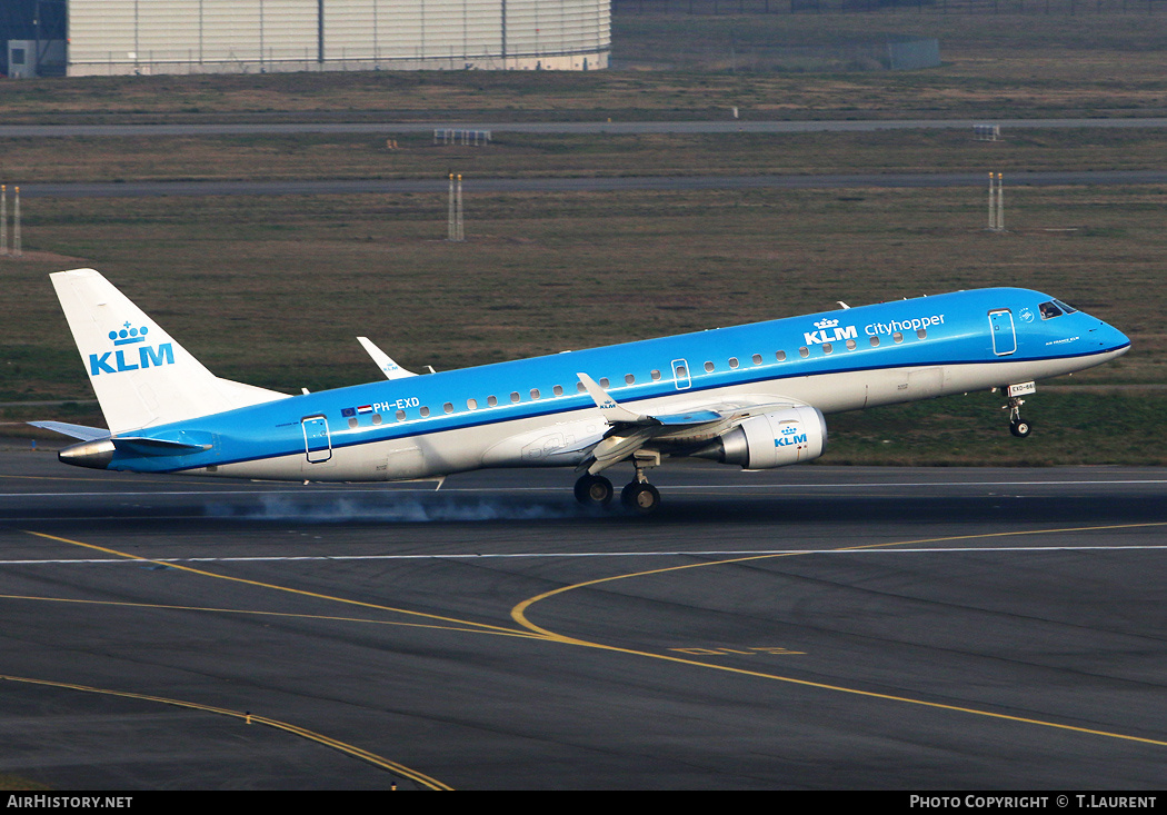 Aircraft Photo of PH-EXD | Embraer 190STD (ERJ-190-100STD) | KLM Cityhopper | AirHistory.net #186777