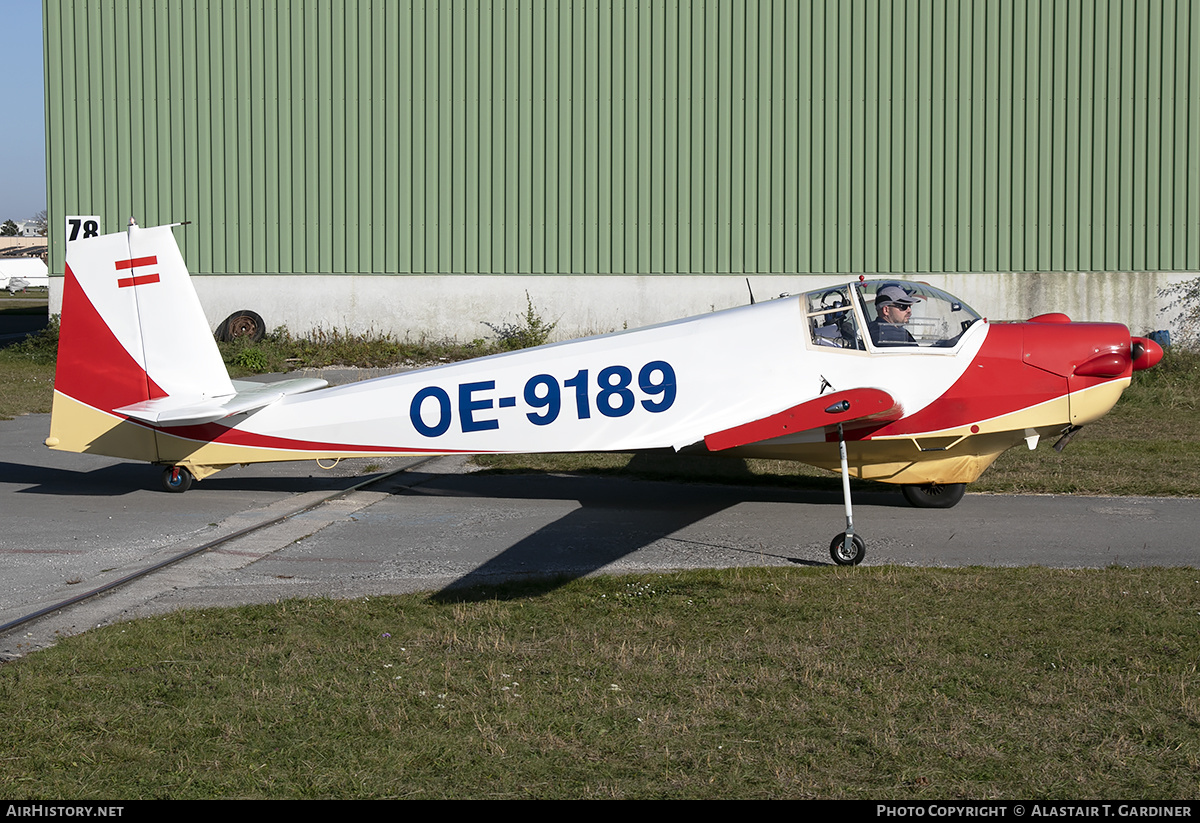 Aircraft Photo of OE-9189 | Scheibe SF-25D Falke | AirHistory.net #186821