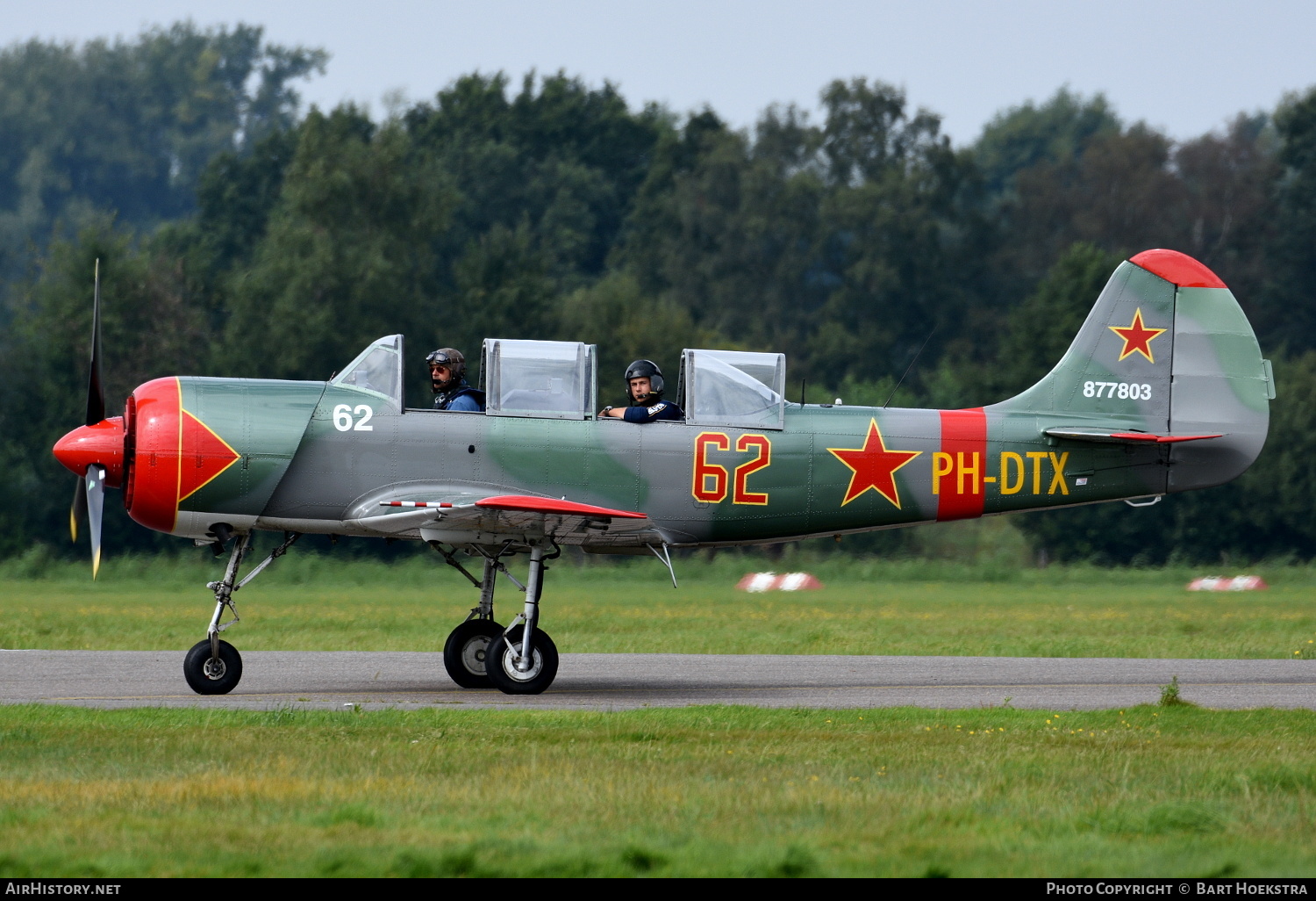 Aircraft Photo of PH-DTX / 62 red | Yakovlev Yak-52 | Soviet Union - Air Force | AirHistory.net #186874