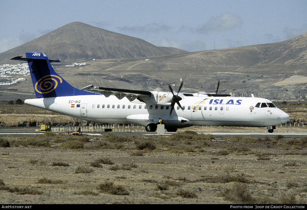 Aircraft Photo of EC-IKQ | ATR ATR-72-202 | Islas Airways | AirHistory.net #186889