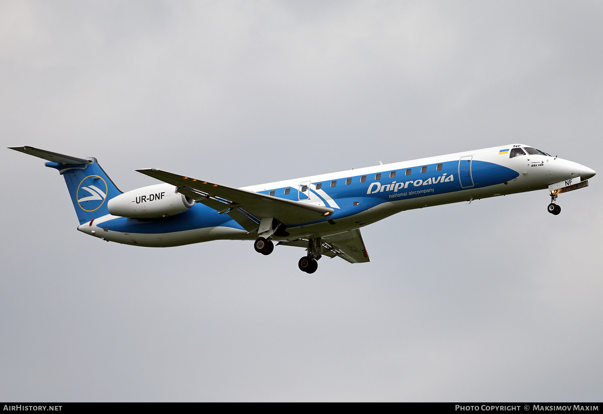 Aircraft Photo of UR-DNF | Embraer ERJ-145EU (EMB-145EU) | Dniproavia | AirHistory.net #186895