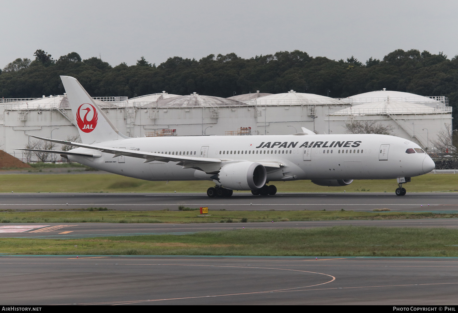 Aircraft Photo of JA871J | Boeing 787-9 Dreamliner | Japan Airlines - JAL | AirHistory.net #186905