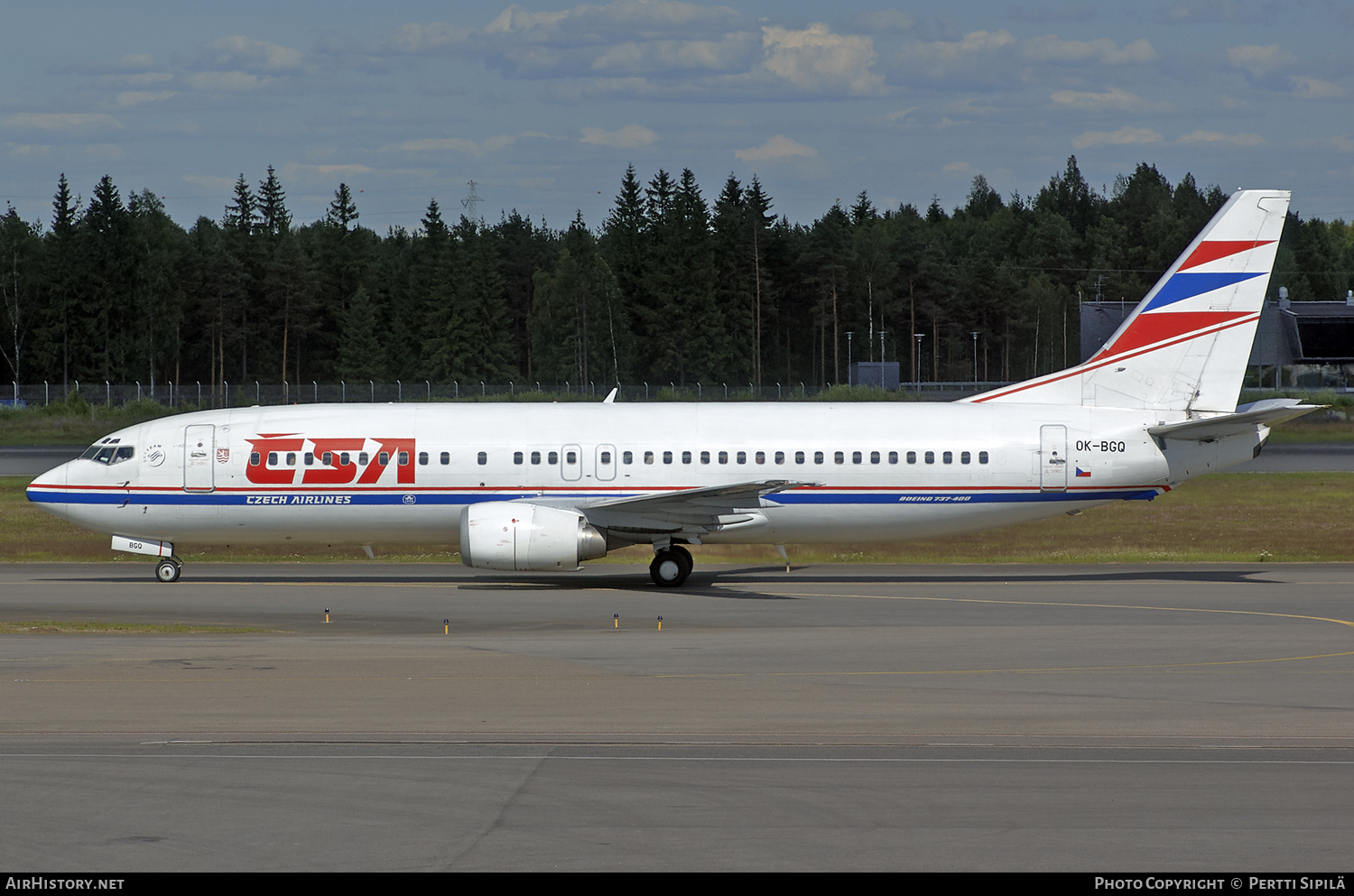 Aircraft Photo of OK-BGQ | Boeing 737-43Q | ČSA - Czech Airlines | AirHistory.net #186908