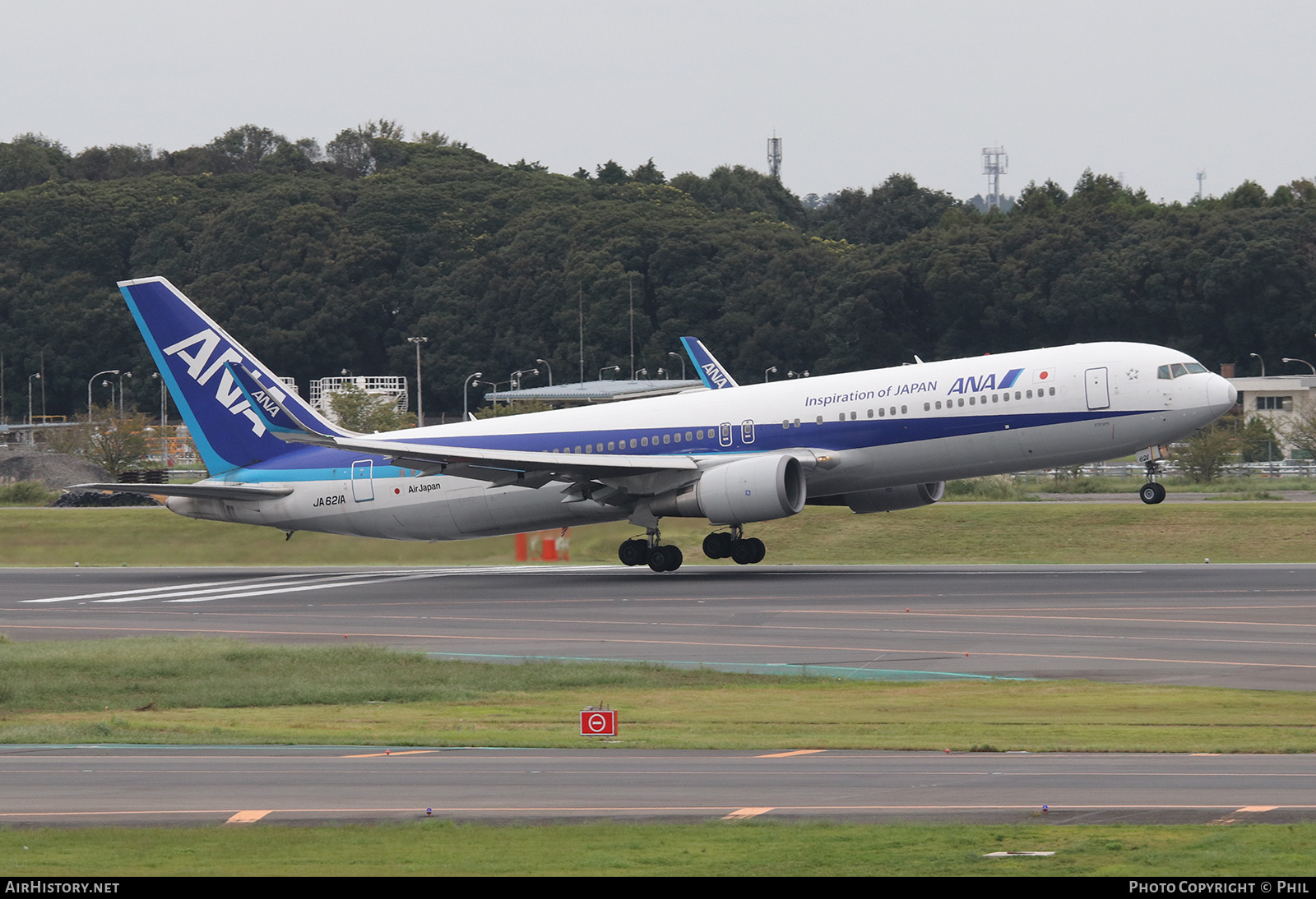 Aircraft Photo of JA621A | Boeing 767-381/ER | All Nippon Airways - ANA | AirHistory.net #186909
