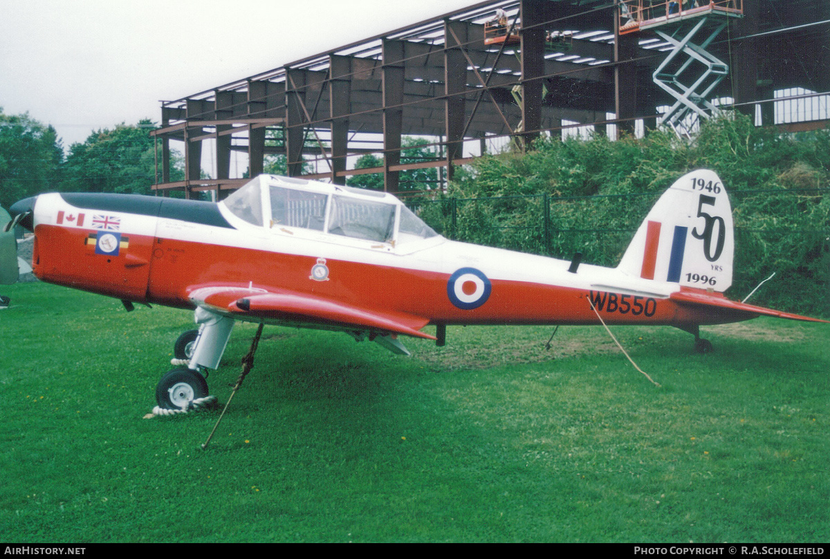 Aircraft Photo of WB550 | De Havilland DHC-1 Chipmunk T10 | UK - Air Force | AirHistory.net #186923