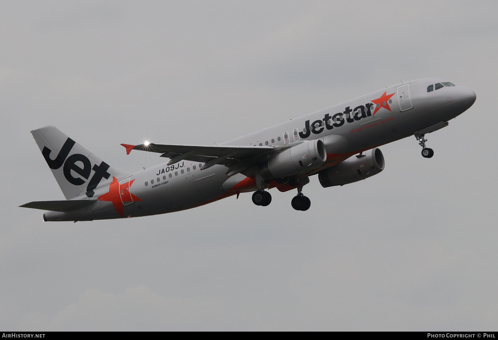 Aircraft Photo of JA09JJ | Airbus A320-232 | Jetstar Airways | AirHistory.net #186928