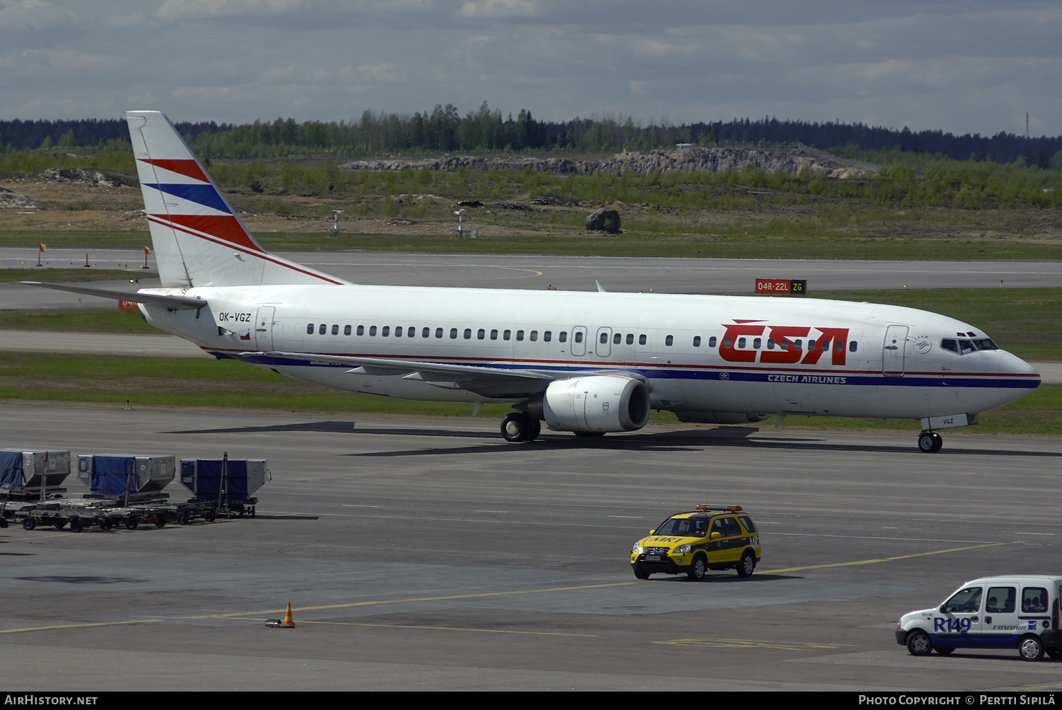 Aircraft Photo of OK-VGZ | Boeing 737-4K5 | ČSA - Czech Airlines | AirHistory.net #186936