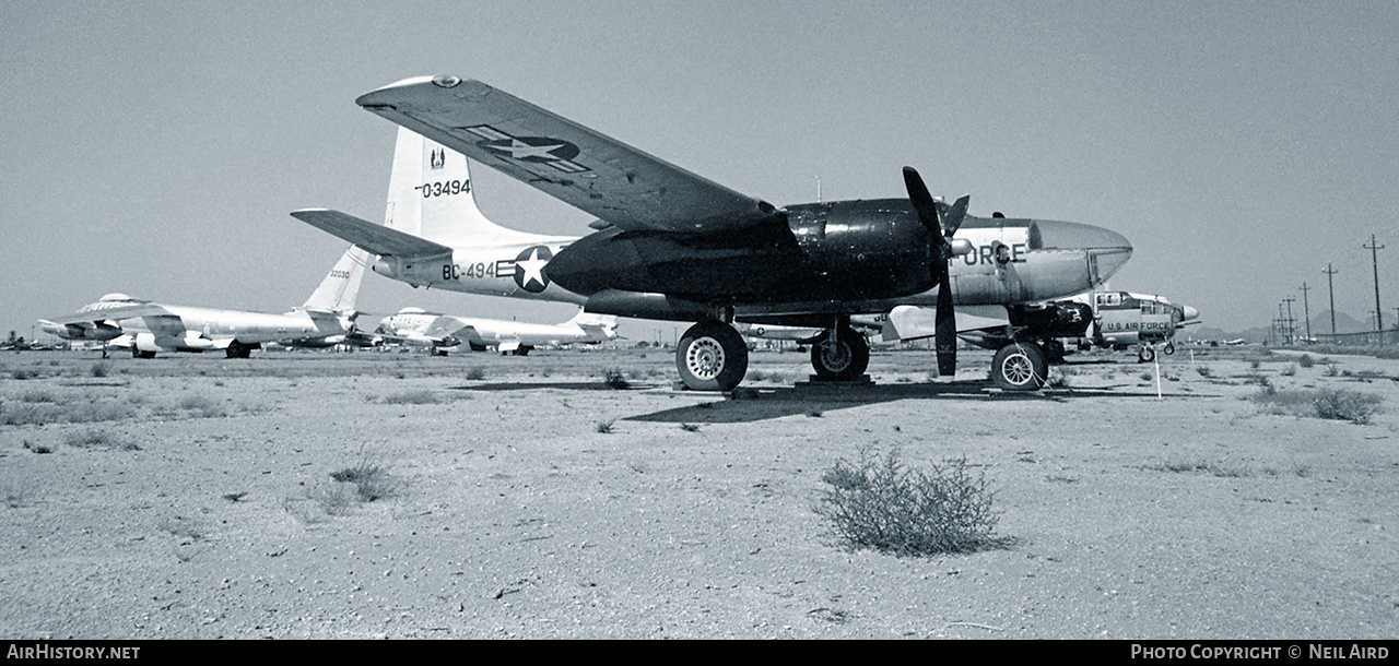 Aircraft Photo of 43-22494 / 0-3494 | Douglas JDB-26C Invader | USA - Air Force | AirHistory.net #186940