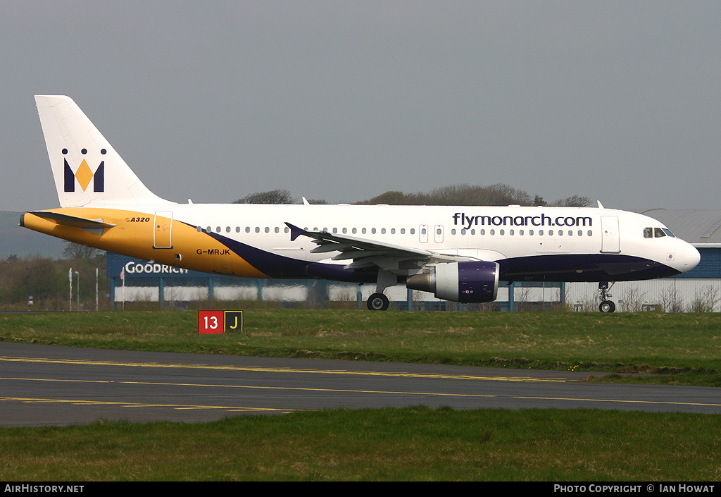 Aircraft Photo of G-MRJK | Airbus A320-214 | Monarch Airlines | AirHistory.net #186945